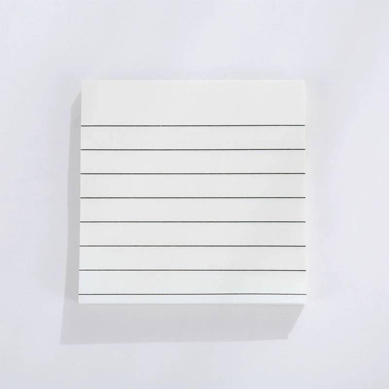 Sticky Notepad — Creative Tear-Off Message Pads, 7.5×7.5 cm, Assorted Cover Designs
