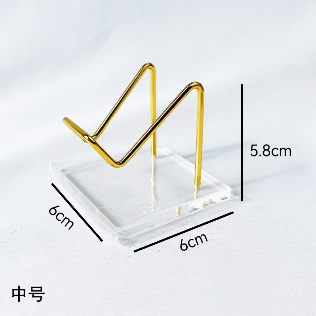 Acrílico transparente mineral etiqueta rack cristal crudo piedra mineral espécimen estante caballete soporte base creativa image 7