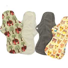 生理期卫生垫 鸥贝可洗姨妈巾垫厂家直销竹纤维竹炭卫生垫卫生巾