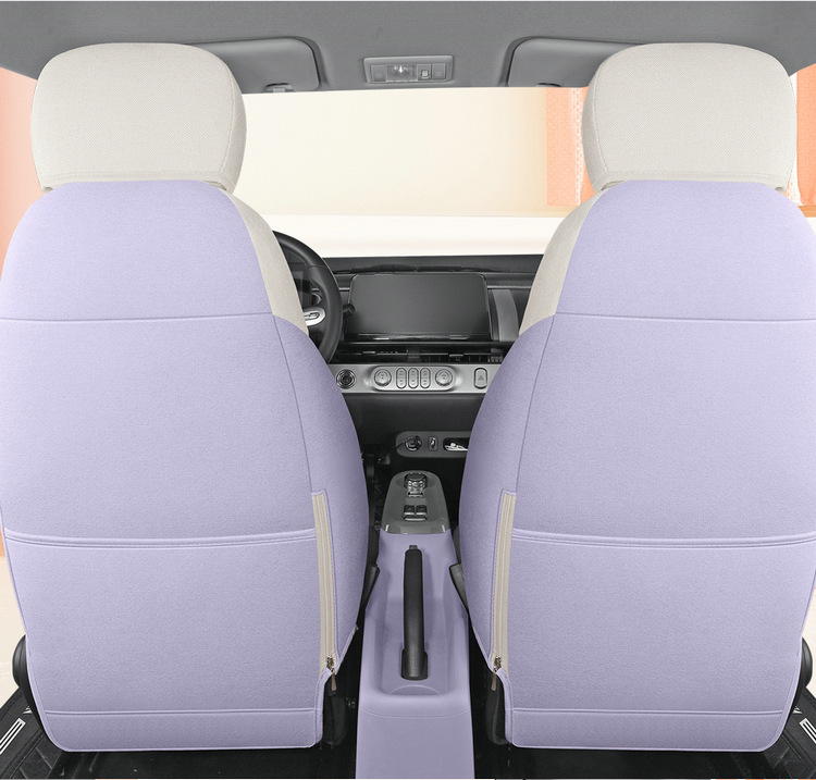 Waxy corn Lumin linen car seat cushion fully surrounded by cotton and linen seat cover cartoon cute goddess four seasons seat cover