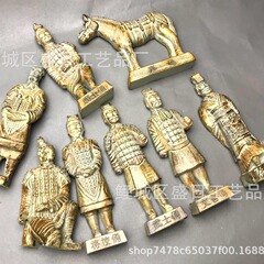 3d立体創意樹脂冷蔵庫は西安兵馬俑観光記念品を貼ります。