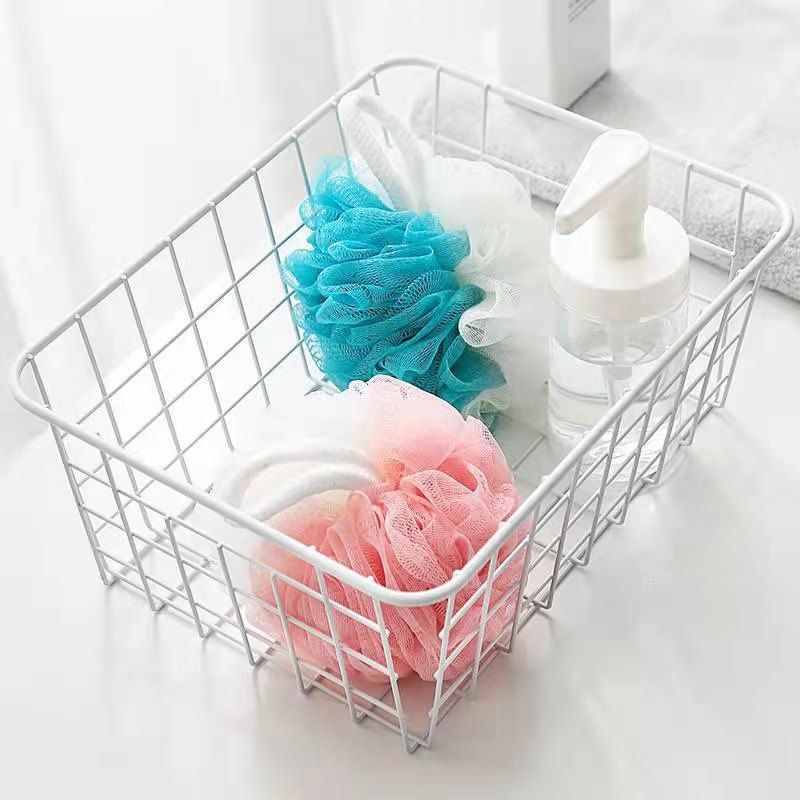 Ventas directas de la fábrica 40g gran bola de baño doble color a juego suave baño espalda frotando baño flor color espuma Toalla de baño neto
