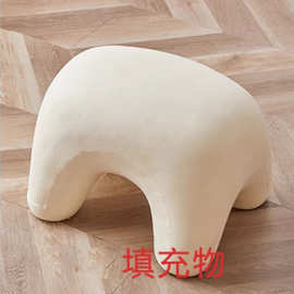 网红卡通兔子凳子动物坐凳填充物一体成型海绵动物身体造型的凳子