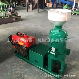 小麦玉米脱皮制糁机 小型谷子大米碾米机 粮食加工坊黄豆脱皮机