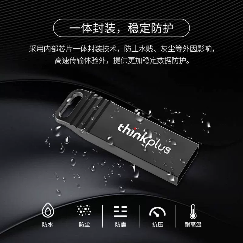 Lenovo металлическая USB-флешка, совместима с ноутбуком, бизнес-версия