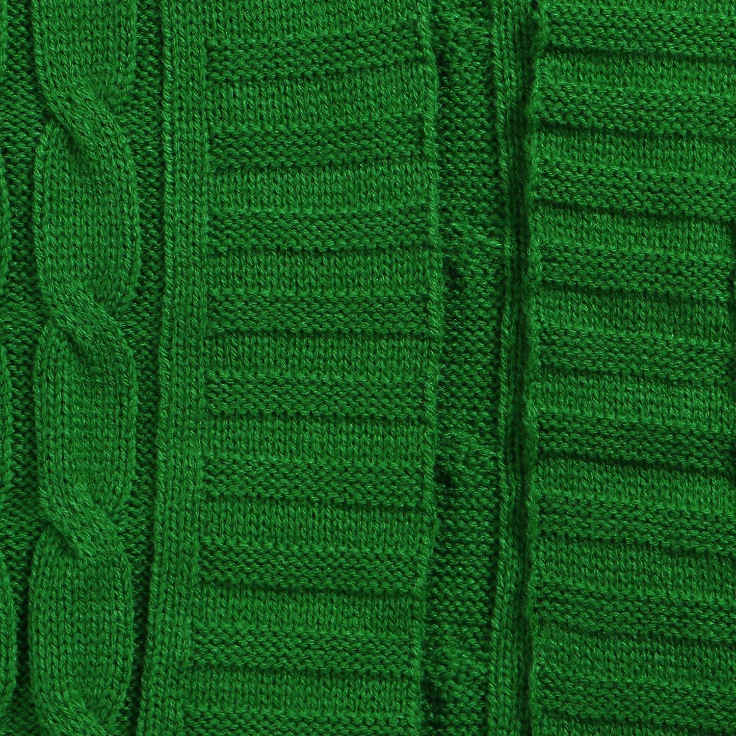 Damen Strickjacke Lang Aus Grobstrick In Unifarben Wintermantel_voghion.com