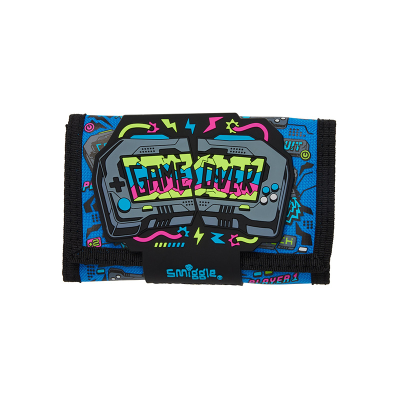 Australia smiggle estudiante titular de la tarjeta de la cartera de los niños plegable macho y hembra bus de dibujos animados titular de la tarjeta de regalo de cumpleaños