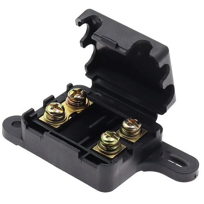 ANS маленький вилочный болт предохранитель сиденье электрический автомобильный болт предохранитель коробка двухканал