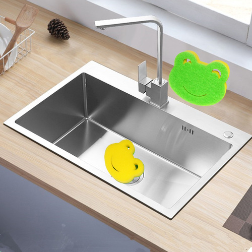 Wholesale Manufacturer Frog Compound Magic Sponge Dishwashing Bar Kitchen Brush Pot Scrubber Bowl Cleaning Brush