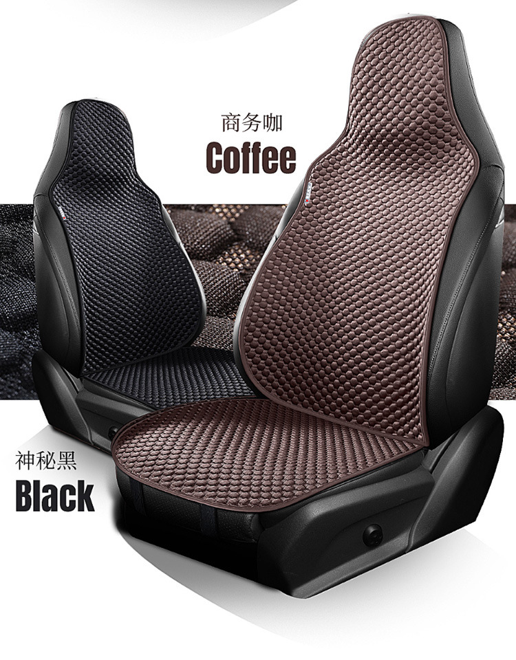 Car Seat Cushion Single Piece Cooling Pad Single Unit All-Season Universal Ventilated Truck Seat Cover Ice Silk Mat Ice-Feel Breathable