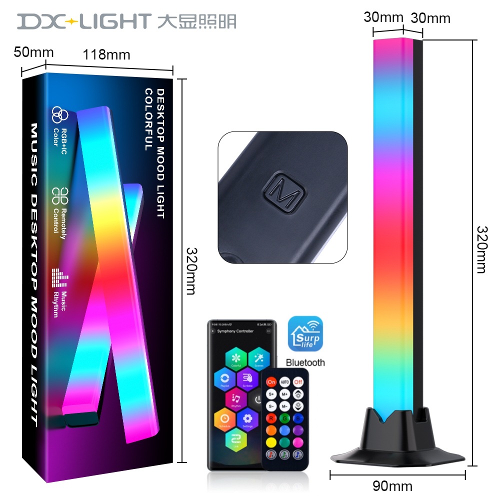 Amazon iluminación transfronteriza luz nocturna dormitorio multifuncional atmósfera luz transfronteriza Bluetooth inteligente decoración luz nocturna