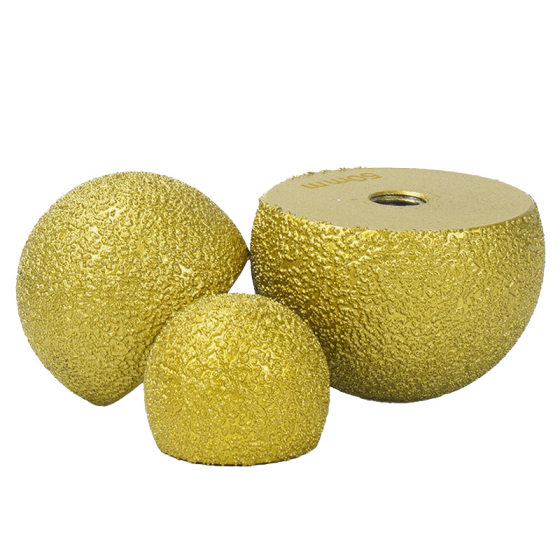 Pebble head flowerpot making tool inner arc grinding head brazing mushroom head hole opener processing clean chassis bottom knife