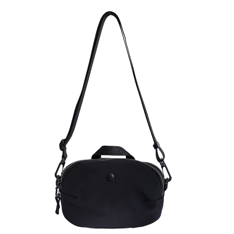 Bolsos pequeños de moda coreana 2025 verano nuevo estilo bolso femenino bolso de lona simple bolso de hombro casual bolso de mensajero con correa de hombro ancha