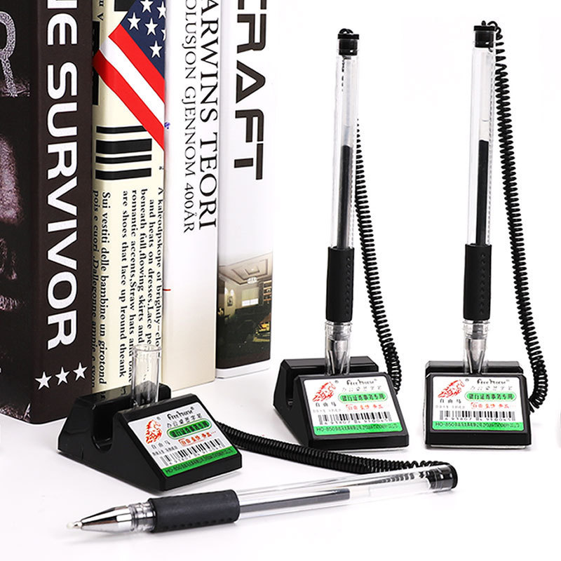 Free Horse 850 Pen Black Gel Pen Desktop Water Pen Table Fixed Office Business Signature Phone Stationery