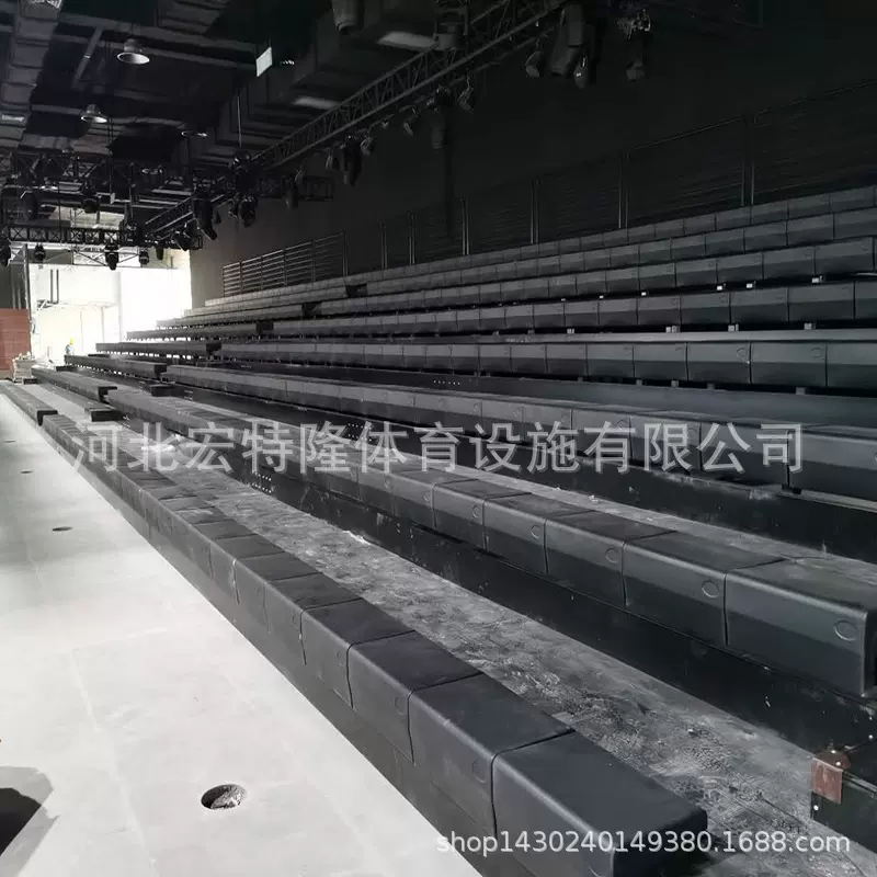 移动伸缩看台折叠座椅 户外台式活动看台 颜色可选适用于体育馆