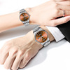 Men's fashionable steel belt, quartz calendar, men's watch, suitable for import, wholesale