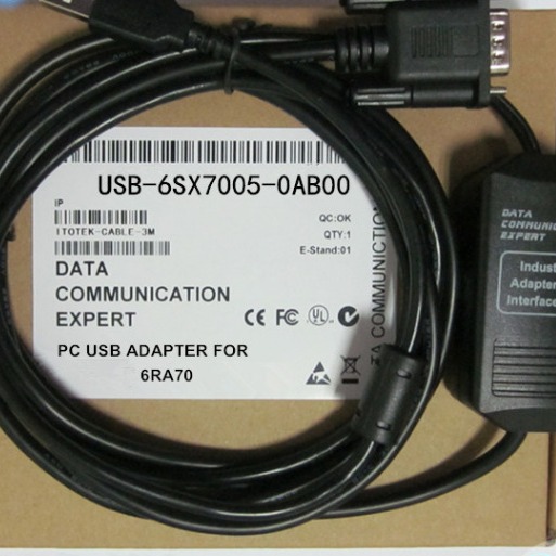适用西门子变频器 6RA70 调试线  编程电缆 USB-6SX7005-0AB00