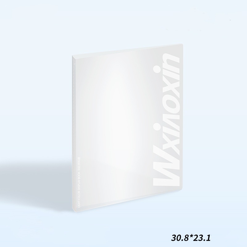 Folleto de información a4 carpeta de inserción transparente álbum de fotos almacenamiento certificado de colección libro de colección carpeta de partituras papel de prueba almacenamiento bolsa de archivo