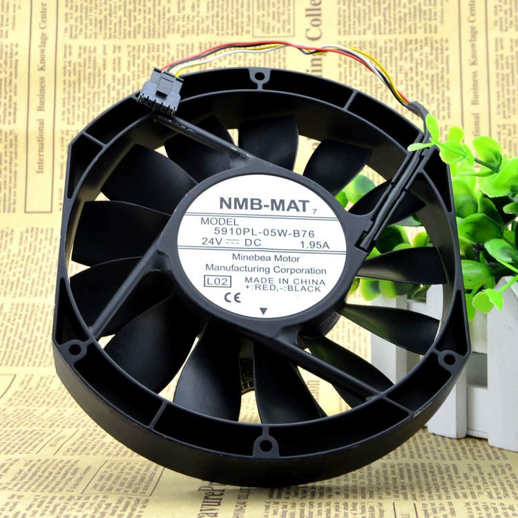 Оригинальный NMB 5910PL-05W-B76 24V 1.95A 17025 серверный вентилятор