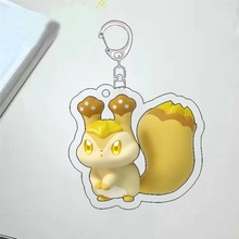 蛋仔派对游戏周边钥匙扣动物焦绿鸭迷幻蝶双面亚克力书包挂件徽章