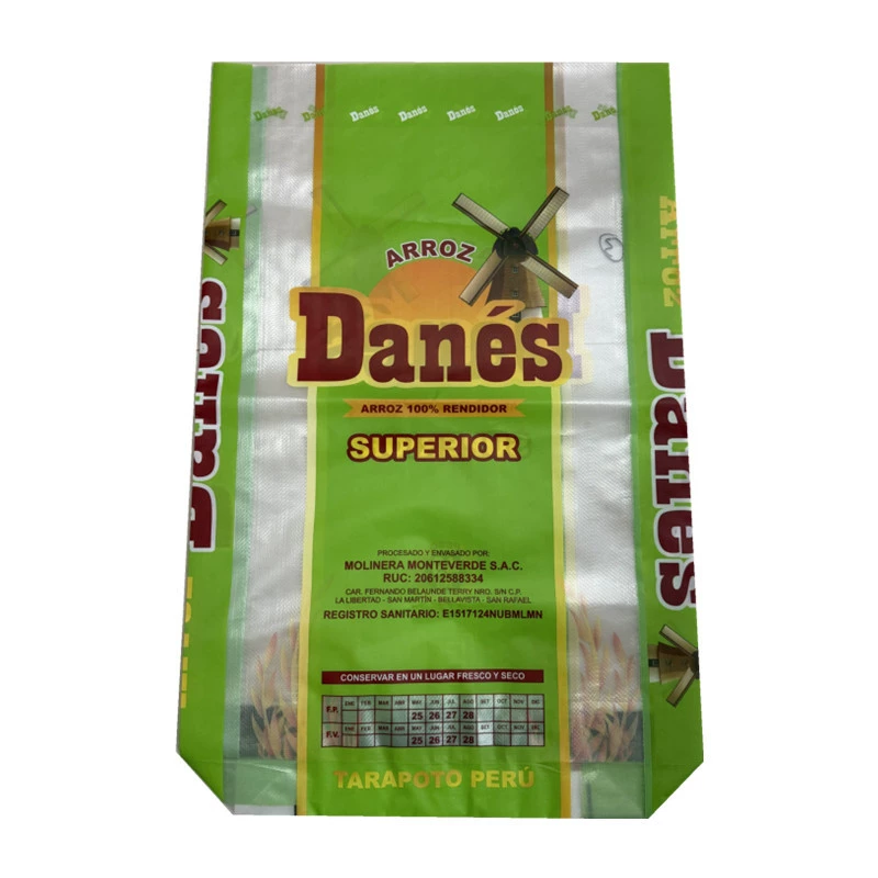 Мощный производитель экспортирует качественные тканые мешки из цветной пленки BOPP с несущей способностью 25 кг, новые пищевые мешки для зерна.