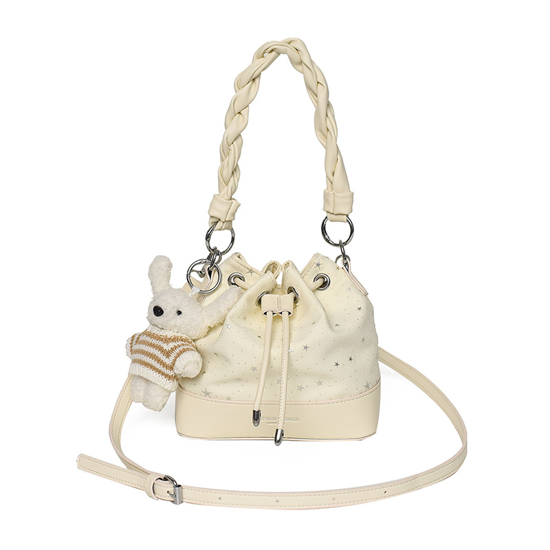 Bolsa de balde de estilo coreano, bolso de hombro para mujeres, bolso de mano de alto nivel, nueva moda extranjera, bolso de correa de transporte a cuadros.