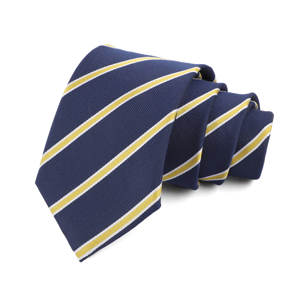 Corbata de hombre 8cm para hombre, bordado jacquard de alta calidad para hombre, corbata de negocios, corbata de seda de poliéster, fábrica al por mayor