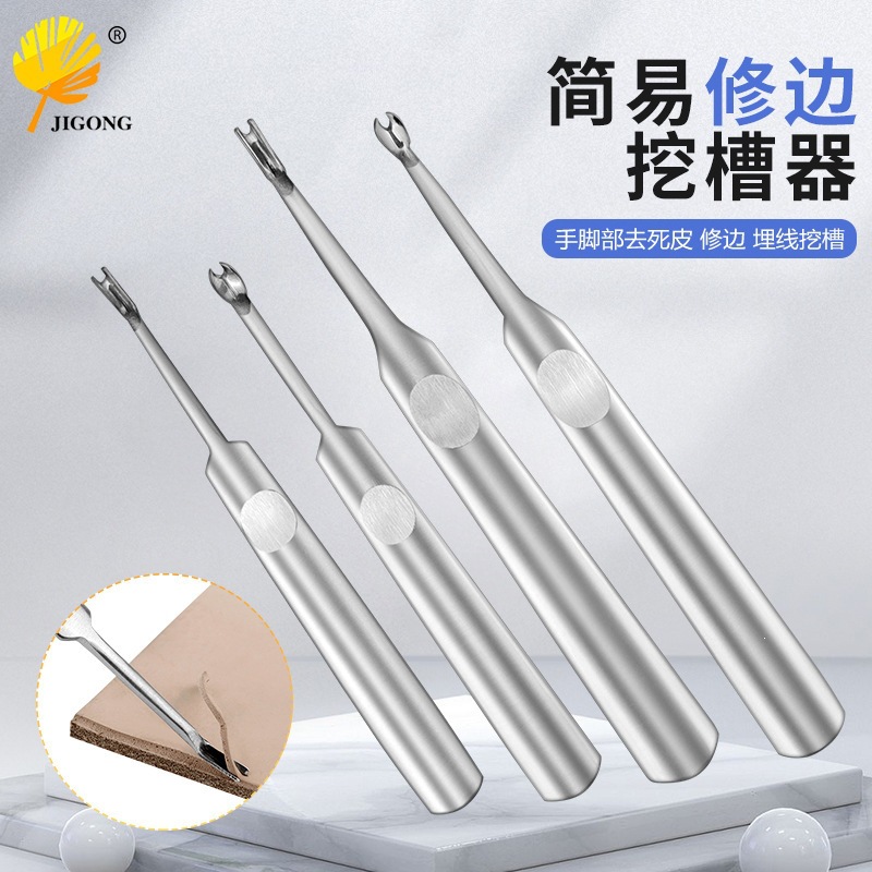 Leather Leather Tools Stainless Steel Simple Glip Sligue Slot Switch…
