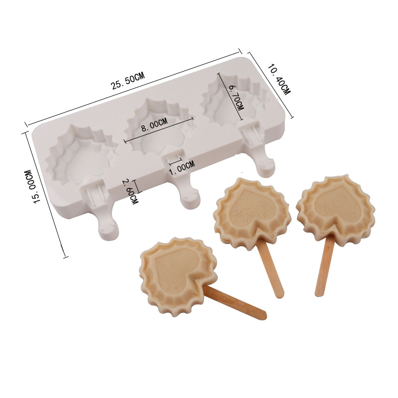 Tiktok de verano helado hecho en casa molde de paleta de helado pudín ovalado helado