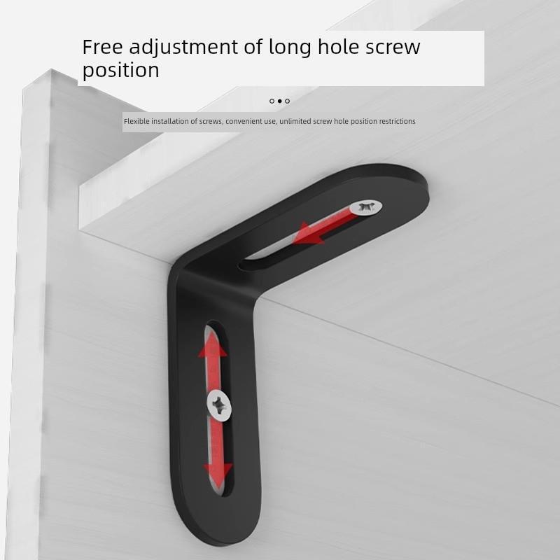 Heidibo Stainless Steel Angle Bracket Adjustable Long Hole Double-Headed Movable Right Angle Fixer Connector Bracket Angle Iron Piece Heidibo Stainless Steel Angle Bracket Adjustable Long Hole Double-Headed Movable Right Angle Fixer Connector Bracket Angle Iron Piece