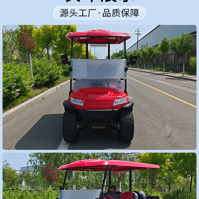 Foreign Trade Electric Sightseeing Car, Scenic Spot Tourist Shuttle Bus, Sales Office, Rv, B&B, Golf Cart for Golf Course