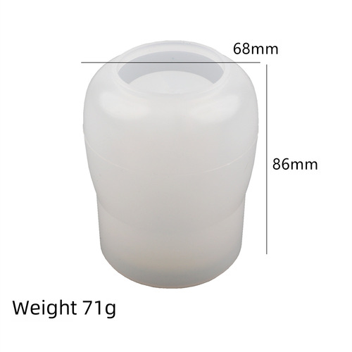 DIY crystal resin droplet casting jar bottle mirror silicone mold