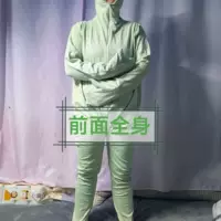 Однотонный комбинезон из чистого хлопка, цельный комбинезон с капюшоном, минная терапия, Песочная терапия, песок для ванн, виновная спальная одежда, здравоохранение, одежда для пропаривания пота