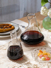  玻璃醒酒器家用红酒葡萄酒分酒器创意异形酒壶北欧现代优雅