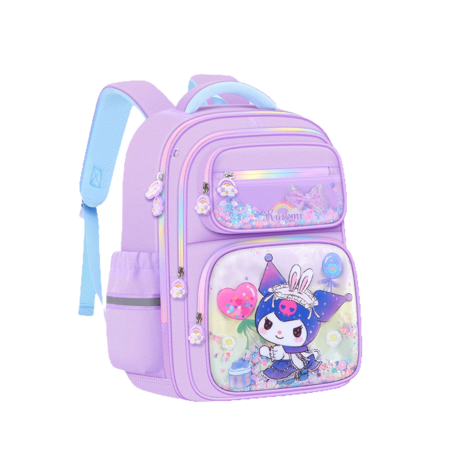 Mochila escolar para estudiantes de primaria, niñas de grado uno, dos, tres a seis, Kulomi nuevo tipo de niñas, mochila para niñas, espina dorsale