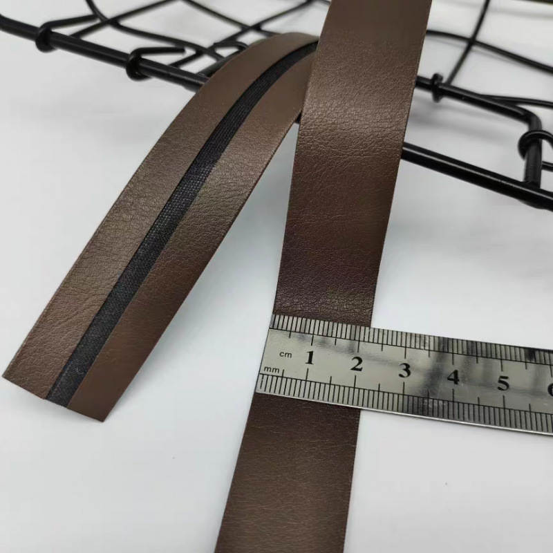 ✔皮条PU包边条 手工装饰条 免烫折边皮条 滚边条服装包边cos装