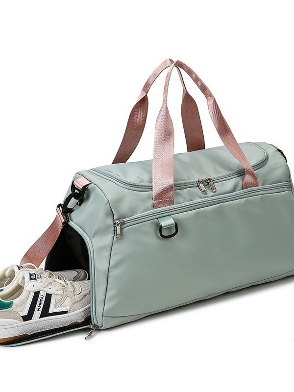 Nueva bolsa de viaje para mujeres, mochila de gran capacidad, bolsa de viaje corto, bolsa de yoga, bolsa de fitness, logotipo impreso