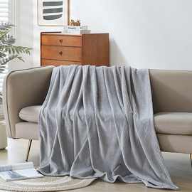 双面绒毛毯大号宿舍单人办公室午休盖薄空调保暖毯外贸工厂供应链