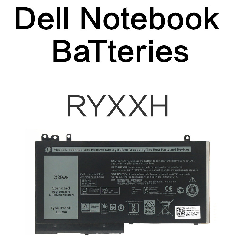Suitable for Dell Latitude 3350 3160 E5450 E5550 E5570 G5M10 Battery Ryxxh