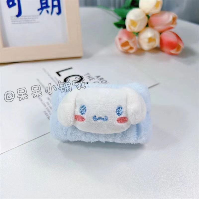 Arco banda de pelo al por mayor de las niñas de color sólido todo partido de maquillaje absorbente de sudor-limpieza lavado de cara correa de muñeca de franela banda de pelo