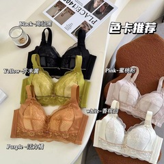 全罩杯大胸顯小胸內衣女薄款收副乳矯正調整型防下垂無鋼圈文胸罩