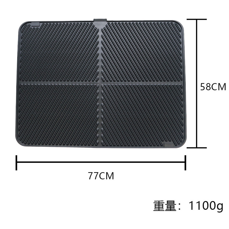 源工場オーダーメイドペットシリコン猫砂マット滑り止め外はね防止汚れ防止超大型折り畳みペットマット|undefined