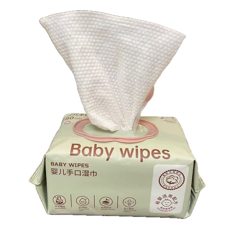 80片大包婴儿湿巾加厚婴幼儿童新生宝宝手口屁用便携湿纸巾湿巾纸|undefined
