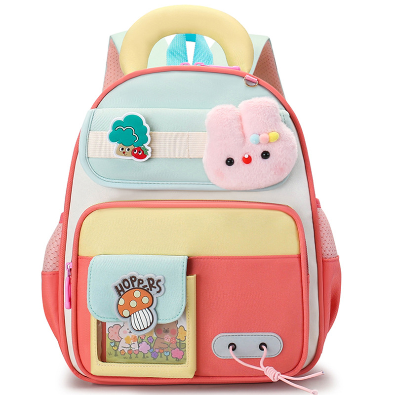 Mochila infantil transfronteriza linda niña jardín de infantes mochila escolar transpirable dibujos animados preescolar mochila para niños