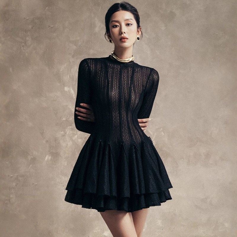 Vietnamese Niche Socialite Design 2026 New Model Slim-Fit Breathable Princess Dress for Petite Figures 1917