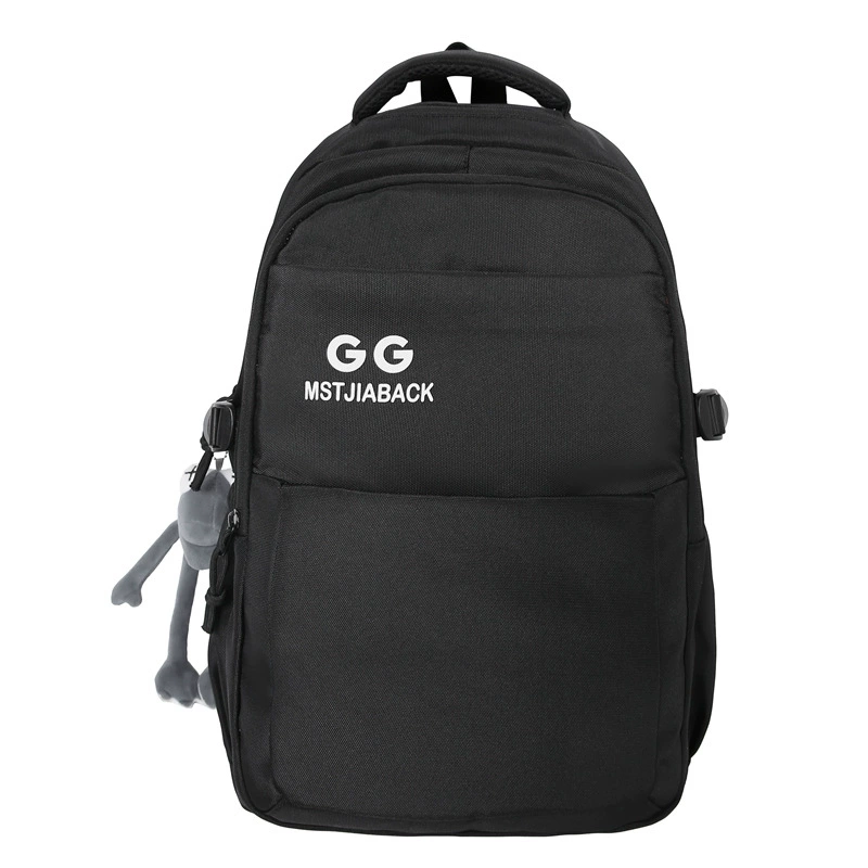 Capacious backpack for leisure for men and women, bag for traveling, Korean style