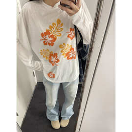 竹节罗纹 夏日薄款防晒衫百搭宽松慵懒上衣