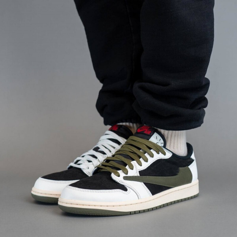 Aj1 Pure Original Shoes Putian Shoes Reverse Hook Fujiwara Hiroshi Lightning Black Warrior Sneakers Joe 1 Low-Top Men's and Women's Casual Sports Shoes