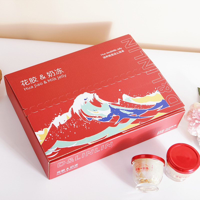 Shuangyi Zhiyue 魚の花のりすぐに食べられる花のりギフトボックス女性の栄養補助食品ミルク新鮮な煮込み花のり卸売|undefined