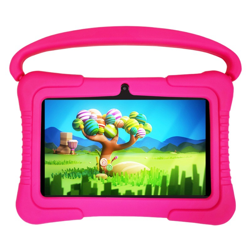 7 pulgadas de los niños de la tableta PC modelo privado Android quad-core WIFI fotografía aprendizaje tutor IPS Pantalla de dibujos animados envío de la fábrica